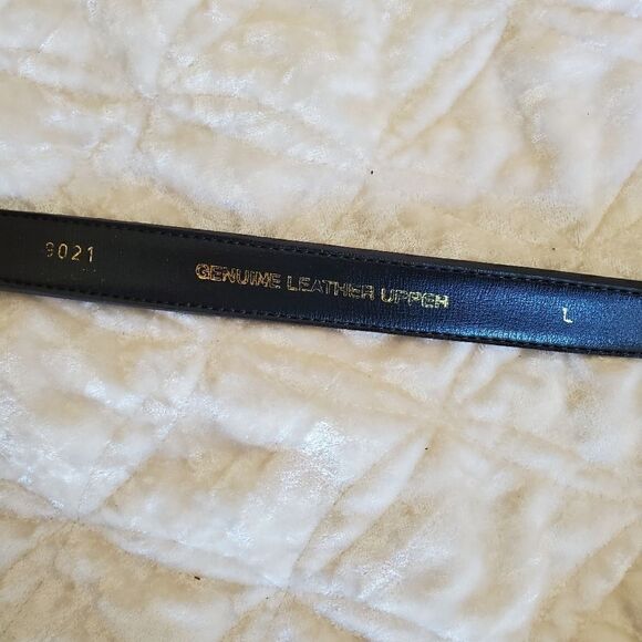 Women's Genuine Leather Belt Size Large Brown - Picture 4 of 8